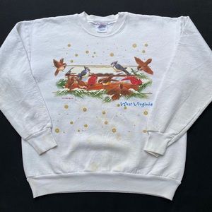 Vintage West Virginia sweater sz L